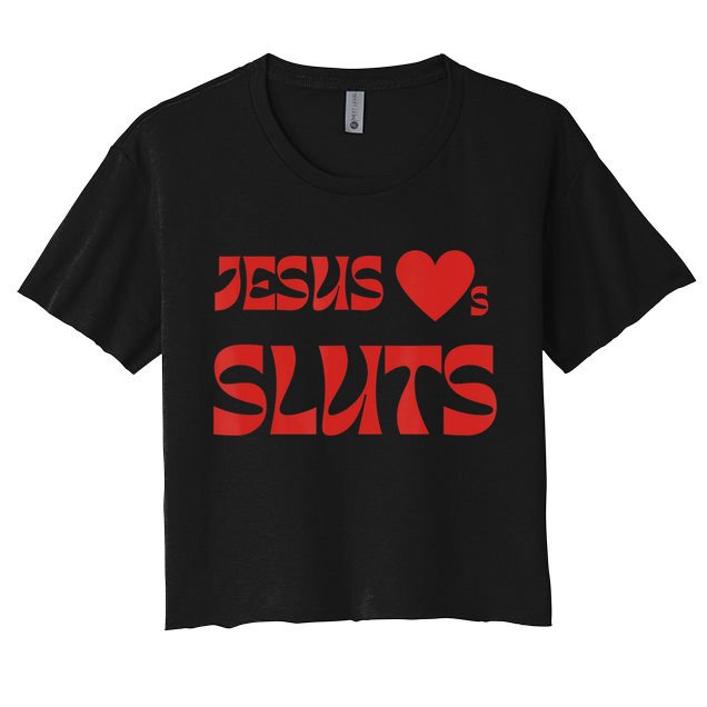 Jesus Loves Sluts Crop Top