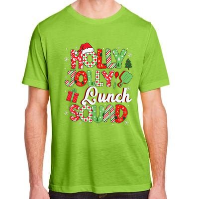 Jolly Lunch Squad Funny Lunch Lady Christmas Lunch Lady Adult ChromaSoft Performance T-Shirt