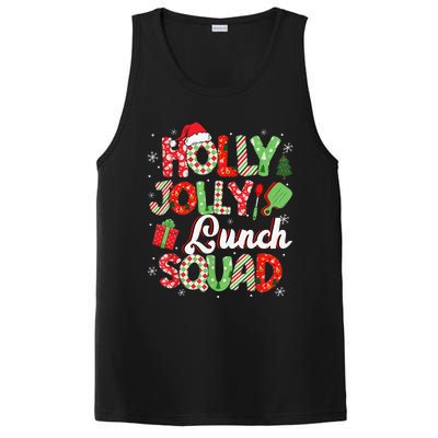 Jolly Lunch Squad Funny Lunch Lady Christmas Lunch Lady PosiCharge Competitor Tank