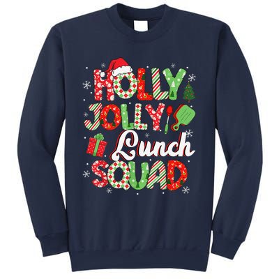 Jolly Lunch Squad Funny Lunch Lady Christmas Lunch Lady Sweatshirt