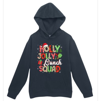 Jolly Lunch Squad Funny Lunch Lady Christmas Lunch Lady Urban Pullover Hoodie