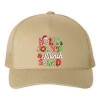 Jolly Lunch Squad Funny Lunch Lady Christmas Lunch Lady Yupoong Adult 5-Panel Trucker Hat