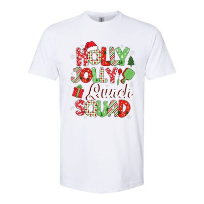 Jolly Lunch Squad Funny Lunch Lady Christmas Lunch Lady Softstyle CVC T-Shirt