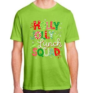 Jolly Lunch Squad Funny Lunch Lady Christmas Lunch Lady Adult ChromaSoft Performance T-Shirt