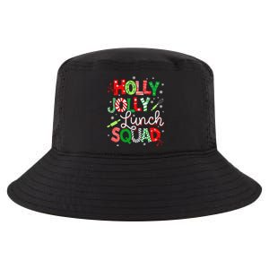 Jolly Lunch Squad Funny Lunch Lady Christmas Lunch Lady Cool Comfort Performance Bucket Hat