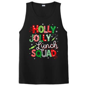 Jolly Lunch Squad Funny Lunch Lady Christmas Lunch Lady PosiCharge Competitor Tank