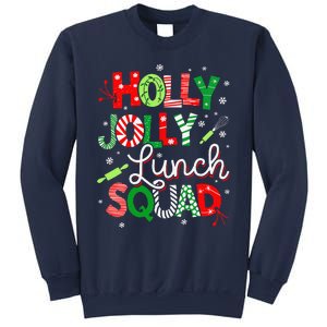 Jolly Lunch Squad Funny Lunch Lady Christmas Lunch Lady Sweatshirt