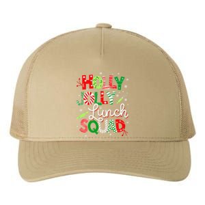 Jolly Lunch Squad Funny Lunch Lady Christmas Lunch Lady Yupoong Adult 5-Panel Trucker Hat