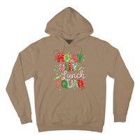 Jolly Lunch Squad Funny Lunch Lady Christmas Lunch Lady Hoodie