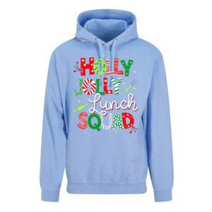 Jolly Lunch Squad Funny Lunch Lady Christmas Lunch Lady Unisex Surf Hoodie