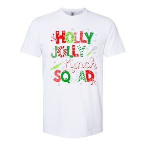 Jolly Lunch Squad Funny Lunch Lady Christmas Lunch Lady Softstyle CVC T-Shirt