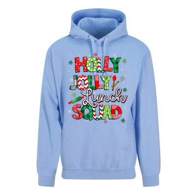 Jolly Lunch Squad Funny Lunch Lady Christmas Lunch Lady Unisex Surf Hoodie