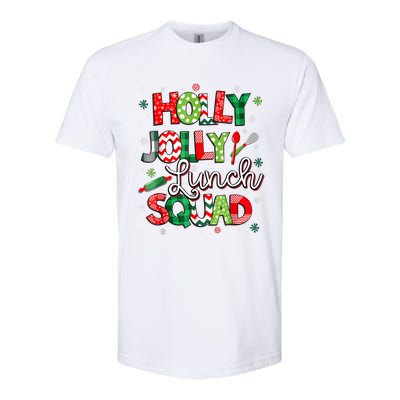 Jolly Lunch Squad Funny Lunch Lady Christmas Lunch Lady Softstyle CVC T-Shirt