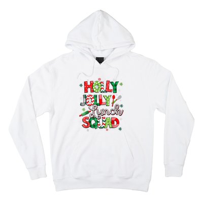 Jolly Lunch Squad Funny Lunch Lady Christmas Lunch Lady Hoodie