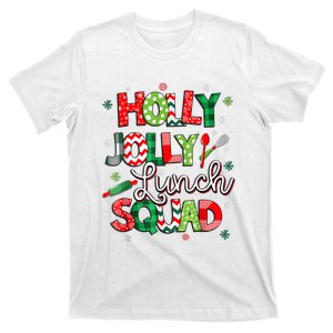 Jolly Lunch Squad Funny Lunch Lady Christmas Lunch Lady T-Shirt