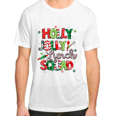 Jolly Lunch Squad Funny Lunch Lady Christmas Lunch Lady Adult ChromaSoft Performance T-Shirt