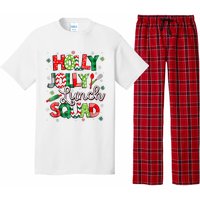 Jolly Lunch Squad Funny Lunch Lady Christmas Lunch Lady Pajama Set