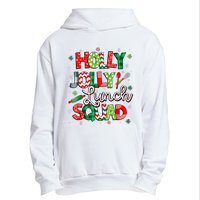 Jolly Lunch Squad Funny Lunch Lady Christmas Lunch Lady Urban Pullover Hoodie