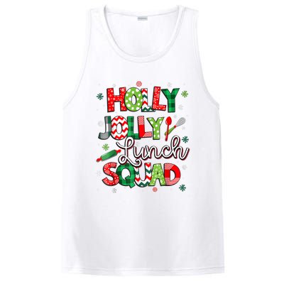 Jolly Lunch Squad Funny Lunch Lady Christmas Lunch Lady PosiCharge Competitor Tank