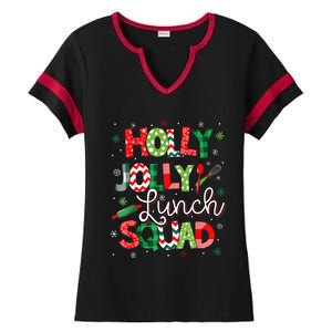 Jolly Lunch Squad Funny Lunch Lady Christmas Lunch Ladyjolly Lunch Squad Funny L Ladies Halftime Notch Neck Tee