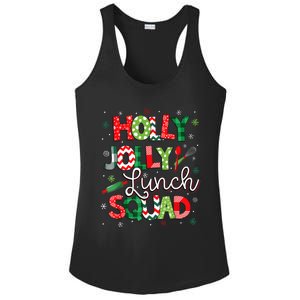 Jolly Lunch Squad Funny Lunch Lady Christmas Lunch Ladyjolly Lunch Squad Funny L Ladies PosiCharge Competitor Racerback Tank