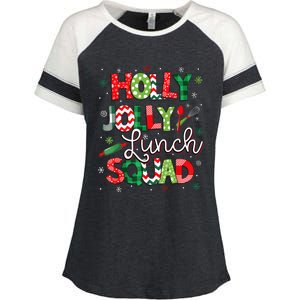 Jolly Lunch Squad Funny Lunch Lady Christmas Lunch Ladyjolly Lunch Squad Funny L Enza Ladies Jersey Colorblock Tee