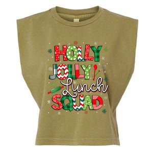 Jolly Lunch Squad Funny Lunch Lady Christmas Lunch Ladyjolly Lunch Squad Funny L Garment-Dyed Women's Muscle Tee