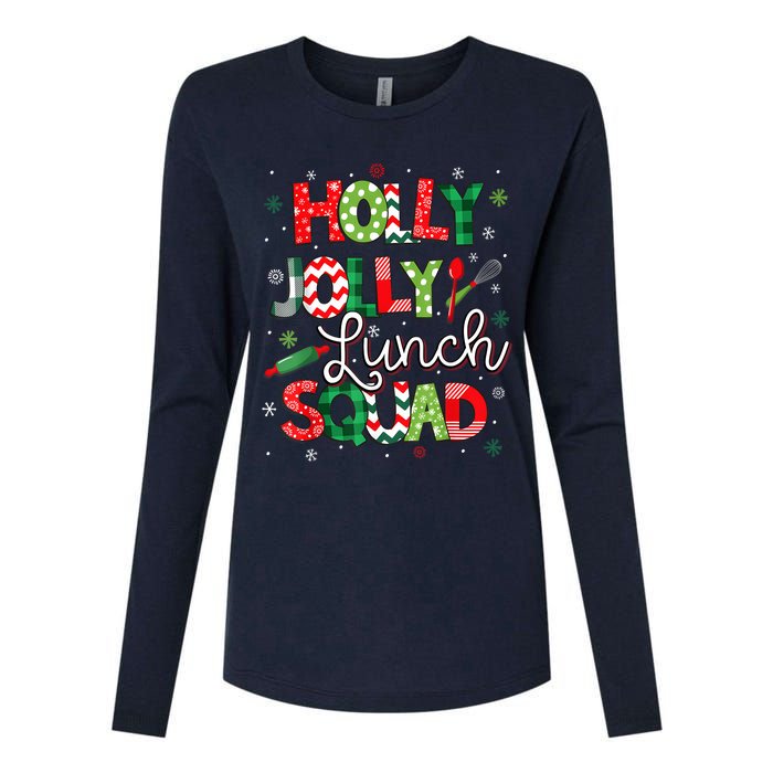 Jolly Lunch Squad Funny Lunch Lady Christmas Lunch Ladyjolly Lunch Squad Funny L Womens Cotton Relaxed Long Sleeve T-Shirt