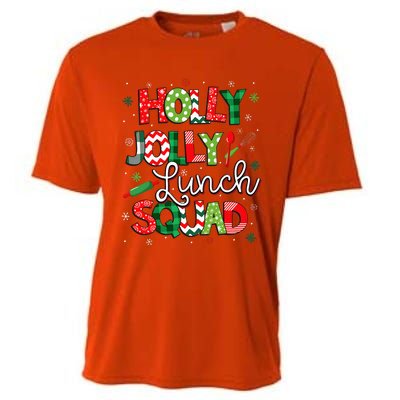 Jolly Lunch Squad Lunch Lady Christmas Cooling Performance Crew T-Shirt