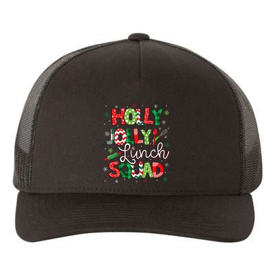 Jolly Lunch Squad Lunch Lady Christmas Yupoong Adult 5-Panel Trucker Hat