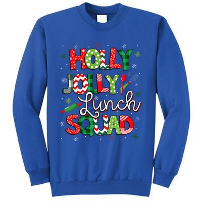 Jolly Lunch Squad Lunch Lady Christmas Sweatshirt