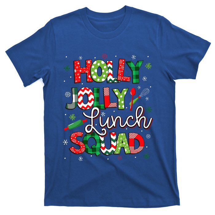 Jolly Lunch Squad Lunch Lady Christmas T-Shirt