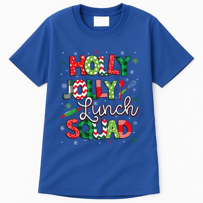 Jolly Lunch Squad Lunch Lady Christmas Tall T-Shirt