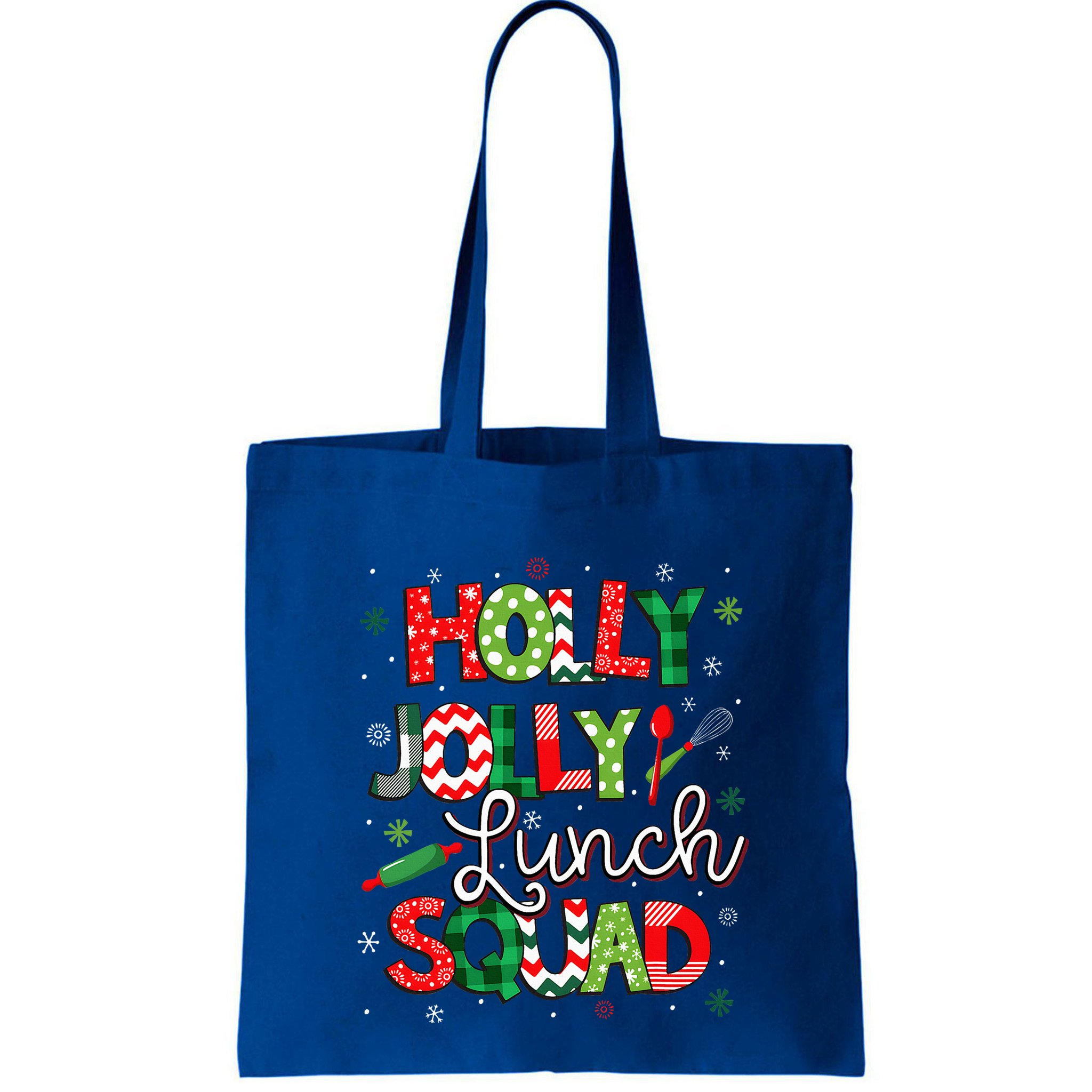 Jolly Lunch Squad Lunch Lady Christmas Bag