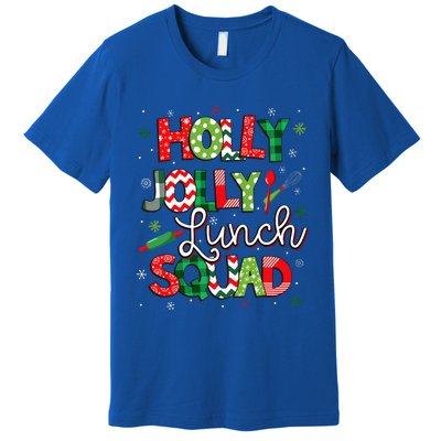 Jolly Lunch Squad Lunch Lady Christmas Premium T-Shirt