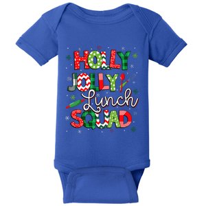 Jolly Lunch Squad Lunch Lady Christmas Baby Bodysuit