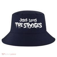 Jesus Loves The Stooges Cool Comfort Performance Bucket Hat
