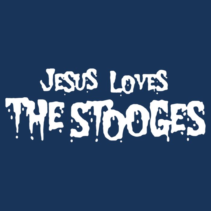 Jesus Loves The Stooges Golf Towel