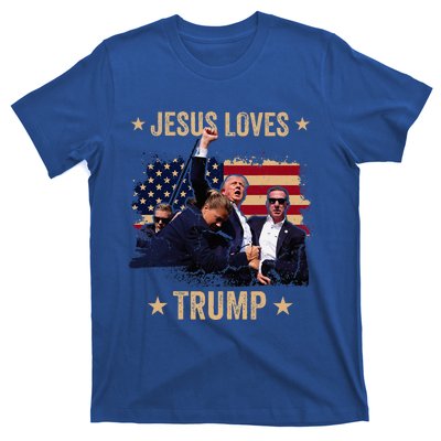 Jesus Loves Trump 2024 Donald Trump Rally 2024 Fist T-Shirt