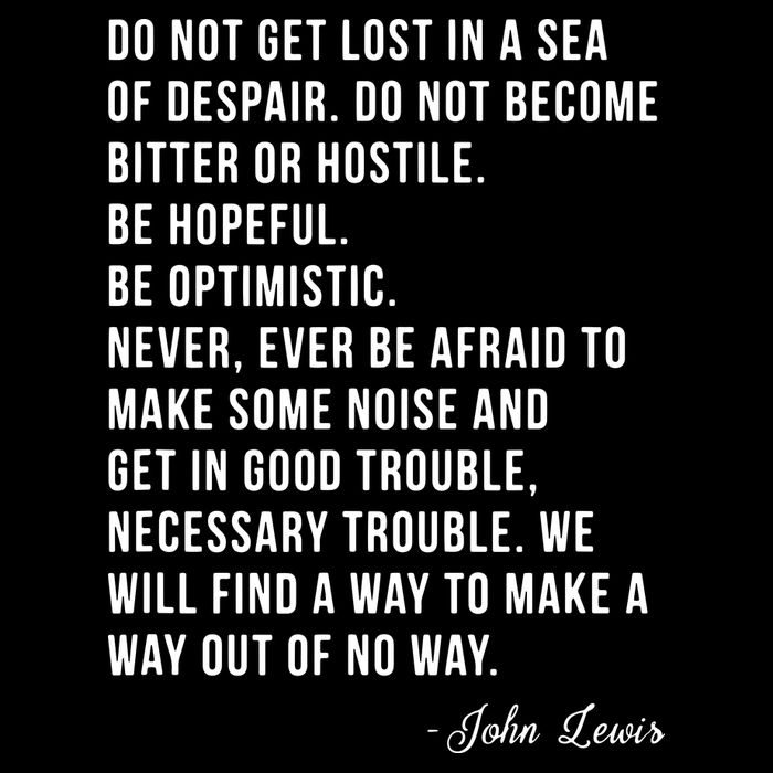 John Lewis Tee Get In Good Necessary Trouble Social Justice Womens Funnel Neck Pullover Hood