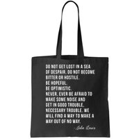John Lewis Tee Get In Good Necessary Trouble Social Justice Bag