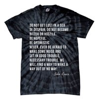 John Lewis Tee Get In Good Necessary Trouble Social Justice Tie-Dye T-Shirt