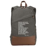 John Lewis Tee Get In Good Necessary Trouble Social Justice Cotton Canvas Backpack