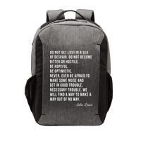 John Lewis Tee Get In Good Necessary Trouble Social Justice Vector Backpack