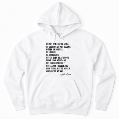 John Lewis Tee Get In Good Necessary Trouble Social Justice Hoodie