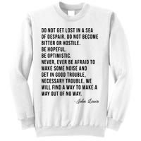 John Lewis Tee Get In Good Necessary Trouble Social Justice Sweatshirt