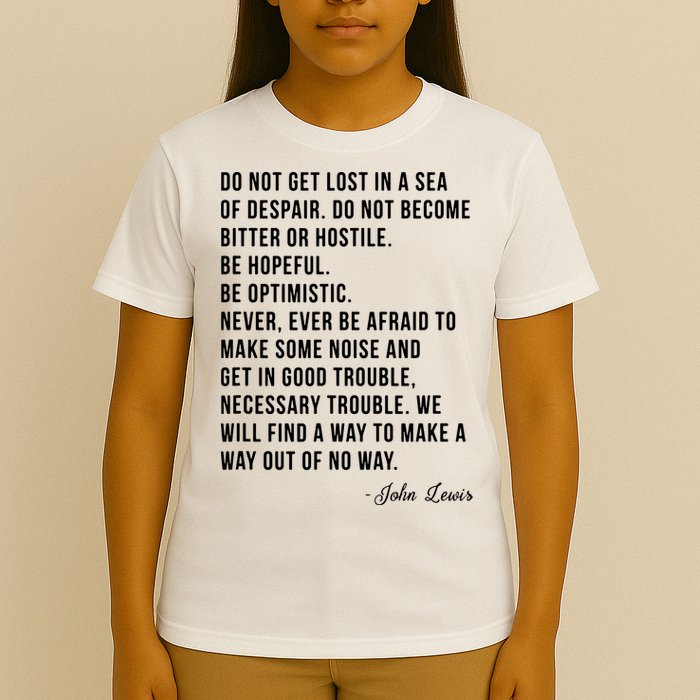 John Lewis Tee Get In Good Necessary Trouble Social Justice T-Shirt