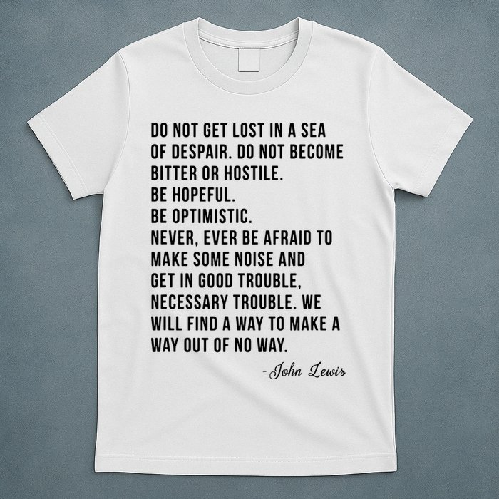 John Lewis Tee Get In Good Necessary Trouble Social Justice T-Shirt