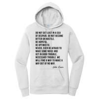 John Lewis Tee Get In Good Necessary Trouble Social Justice Women's Pullover Hoodie