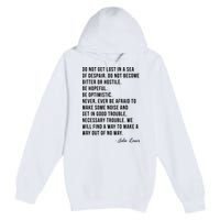 John Lewis Tee Get In Good Necessary Trouble Social Justice Premium Pullover Hoodie